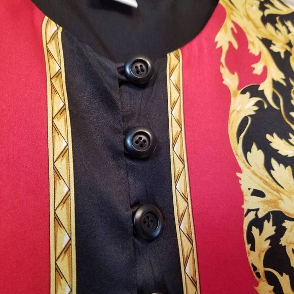 Peter Nygard Silk Vest / Sleeveless Blouse 6 - Picture 6 of 8